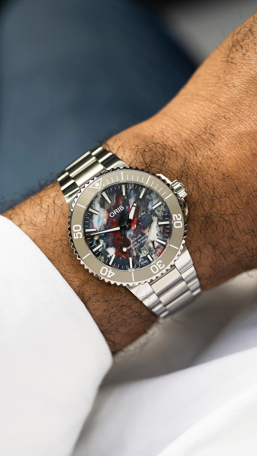 ORIS  Мужские швейцарские часы, автоматический механизм, сталь, 41,5 мм